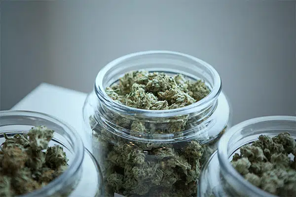 Glass Cannabis Jar